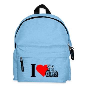 I Love Speedway - Kids' Backpack - light blue - Front