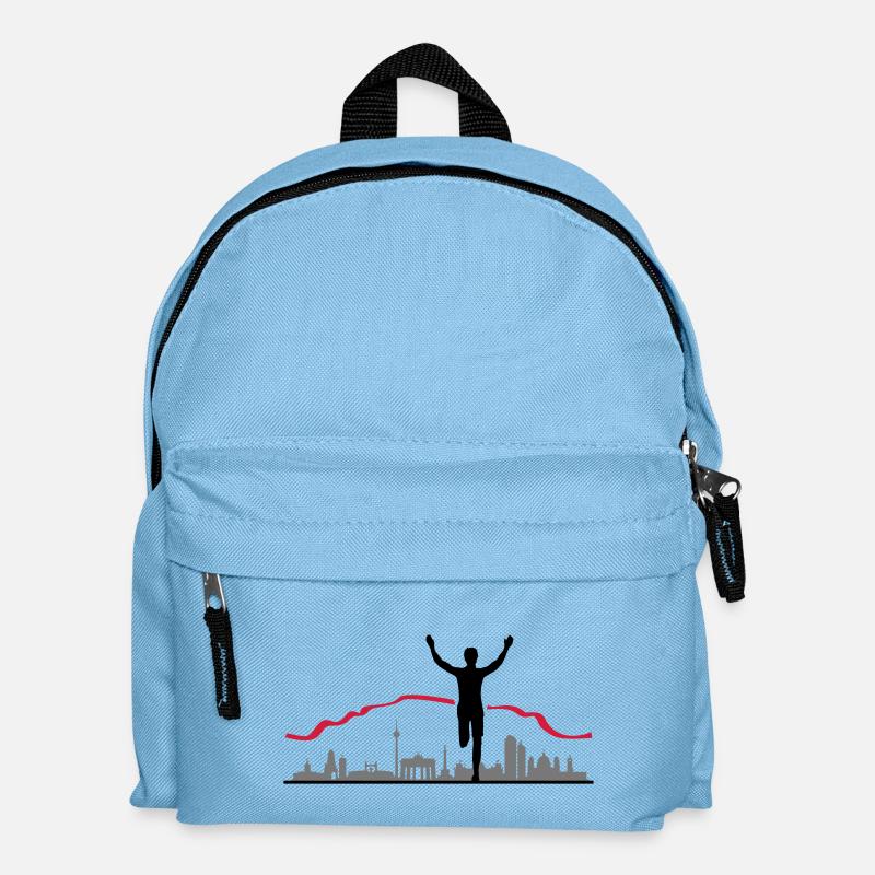 Berlin Marathon - Kinder Rucksack - Hellblau