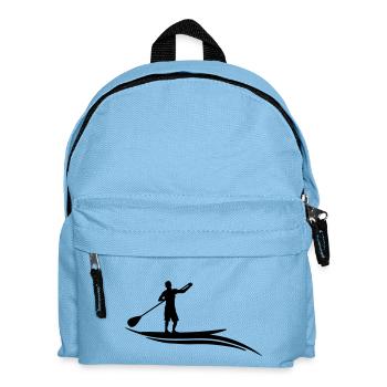 Stand Up Paddeln Welle - Kinder Rucksack - Hellblau - Vorne