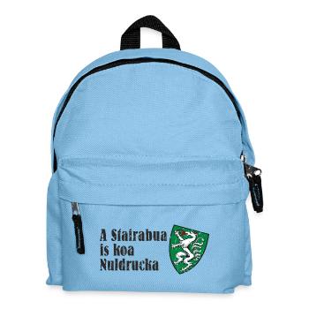 A Steirabua is koa Nudlrucka Wappen Steiermark - Kinder Rucksack - Hellblau - Vorne
