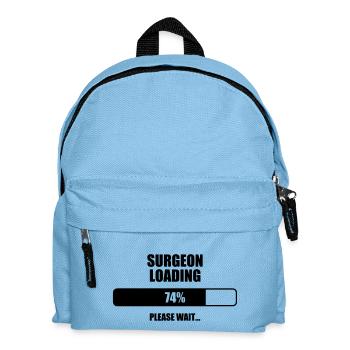 Doctor Arzt Surgeon Chirurg Surgery Chirurgie - Kids' Backpack - light blue - Front