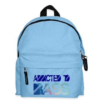 Addicted to bass - Kids' Backpack - light blue - Front