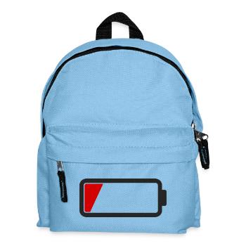 battery empty - Kids' Backpack - light blue - Front
