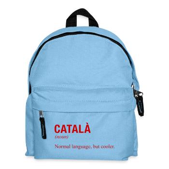 CATALAN Language Katalanisch Katalanische Sprache - Kids' Backpack - light blue - Front