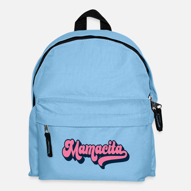 Mamacita Muttertag Geschenk Spanische Mutter Frauen - Kinder Rucksack - Hellblau