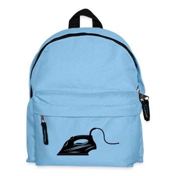 Iron for laundry to iron - Kids' Backpack - light blue - Front