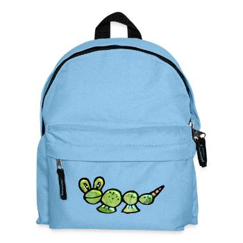 Chenille folle de Mars - Sac à dos Enfant - bleu clair - Devant