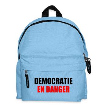 democratie en danger - Sac à dos Enfant - bleu clair - Devant