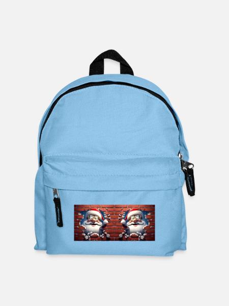 Santa Clause Tasse - Kinder Rucksack - Hellblau