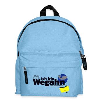 BT. - Ich bin Wegahn - Kinder Rucksack - Hellblau - Vorne