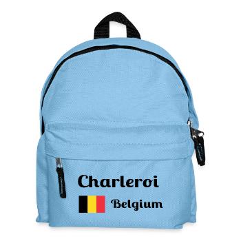 Charleroi Belgium- Stylish Prints - Kids' Backpack - light blue - Front