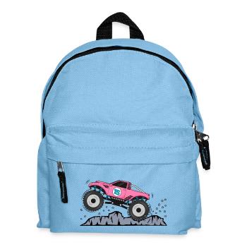 Monster Truck Anniversaire 15 Rose - Sac à dos Enfant - bleu clair - Devant