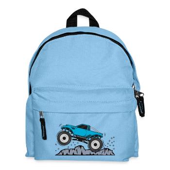 Monstertruck in Turkis - Kinder Rucksack - Hellblau - Vorne