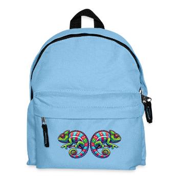 Chameleon - Kids' Backpack - light blue - Front
