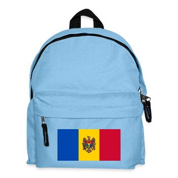 Republik Moldau - Kinder Rucksack - Hellblau - Vorne