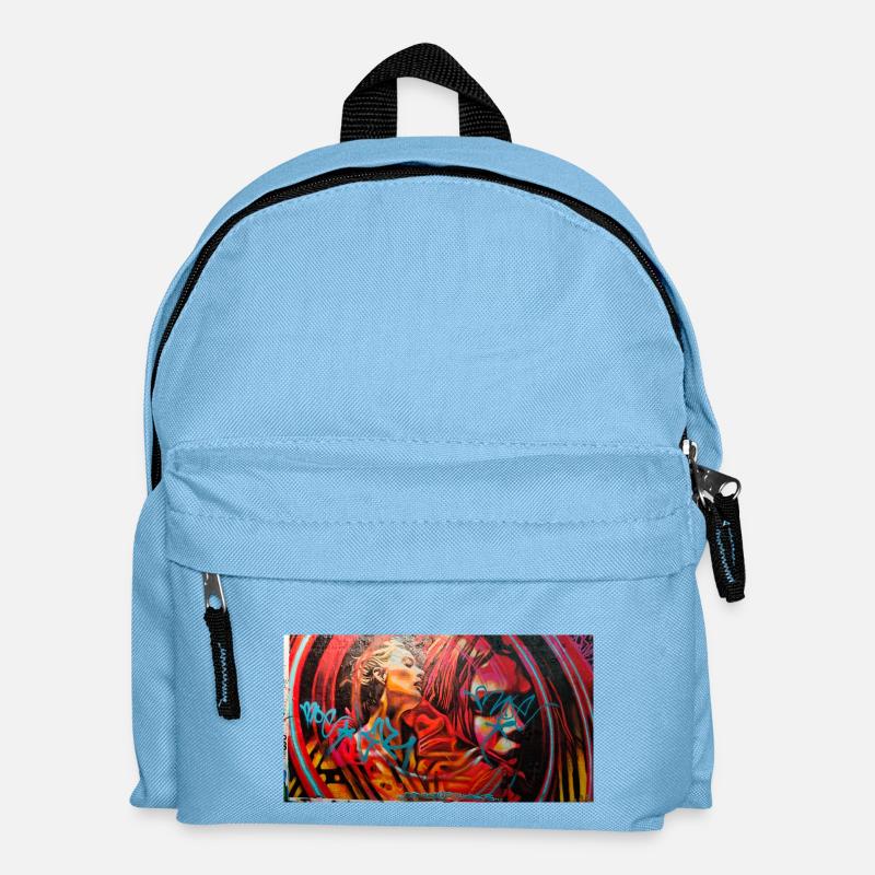 Graffiti World 5 - Kinder Rucksack - Hellblau