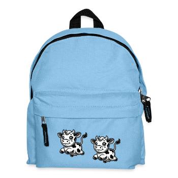 Cow Comic - Kids' Backpack - light blue - Front