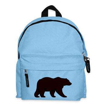 bär - Kinder Rucksack - Hellblau - Vorne