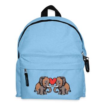 Mammoth Couple Valentine's Day - Kids' Backpack - light blue - Front