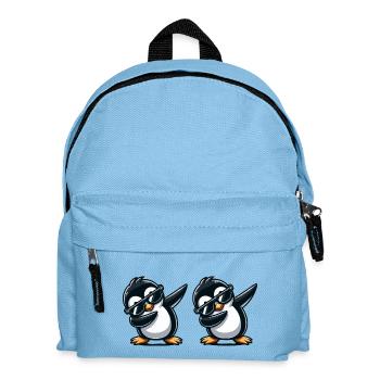 Penguin Dabbing 2 - Kids' Backpack - light blue - Front