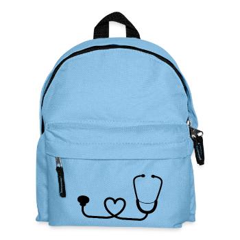 doctor, doctor, nurse - Kids' Backpack - light blue - Front