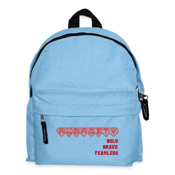Brave Honest Heart Bond Design, Statement - Kids' Backpack - light blue - Front