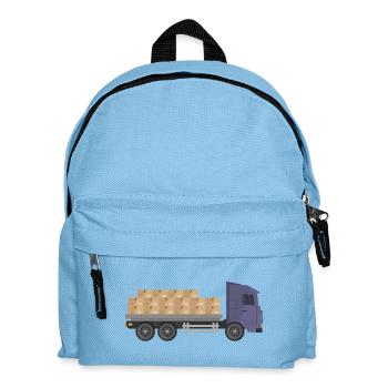 Camions porte-conteneurs - Sac à dos Enfant - bleu clair - Devant