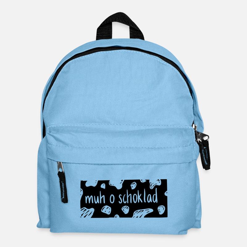 Muh o Schoklad - Kinder Rucksack - Hellblau