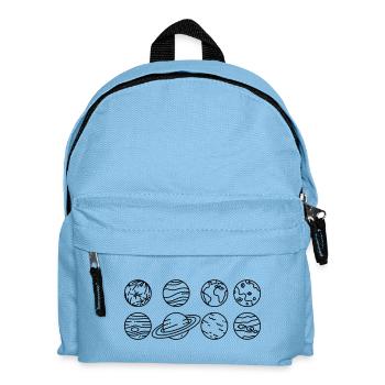 Solar System Planets – Solar System Space - Kids' Backpack - light blue - Front