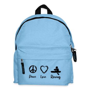 Rudder Love - Kids' Backpack - light blue - Front