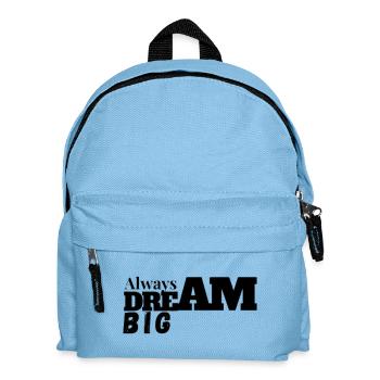 Bold Dream Big Typography Tee - Kids' Backpack - light blue - Front