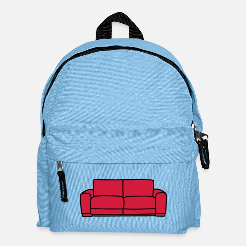 Sofa - Kinder Rucksack - Hellblau
