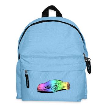 720s Coupe colourful - Kids' Backpack - light blue - Front