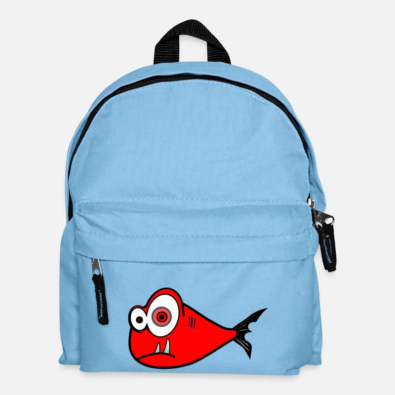 Fisch - Kinder Rucksack - Hellblau