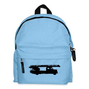 Rotary ladder fire brigade - Kids' Backpack - light blue - Front