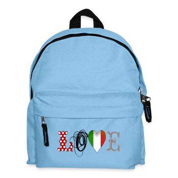 love italia - Kids' Backpack - light blue - Front