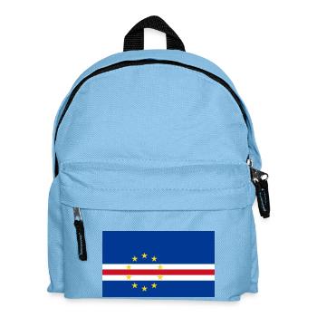 Kapverdische Flagge - Kinder Rucksack - Hellblau - Vorne