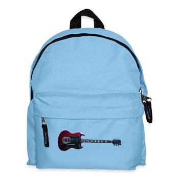 Guitare électrique forme SG - Sac à dos Enfant - bleu clair - Devant