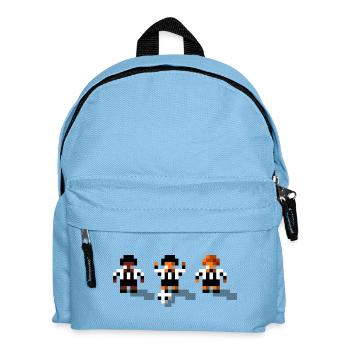 Soccer Black and White - Kids' Backpack - light blue - Front