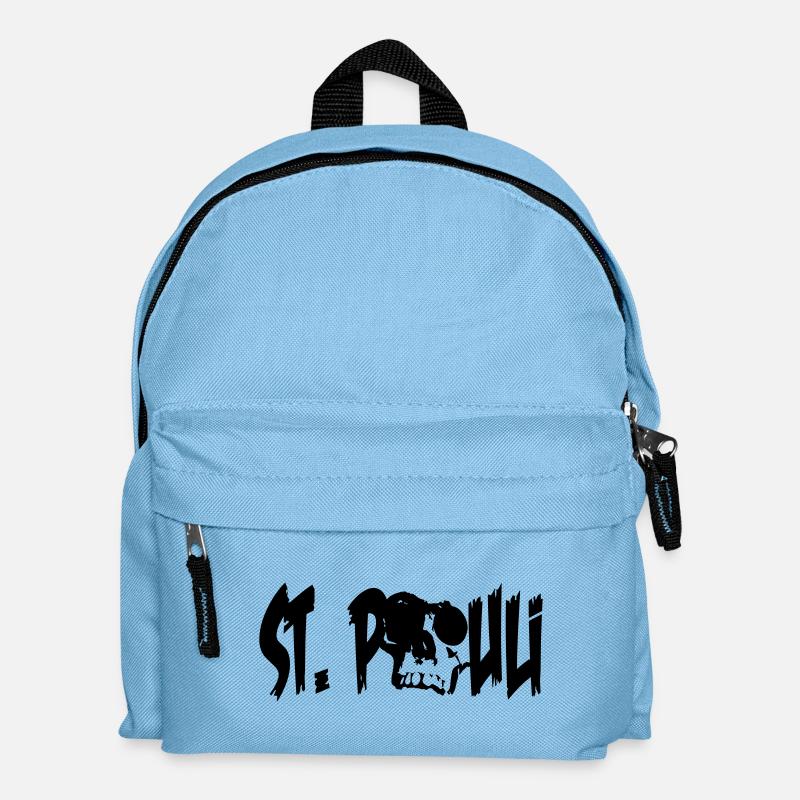 st pauli schädel - Kinder Rucksack - Hellblau