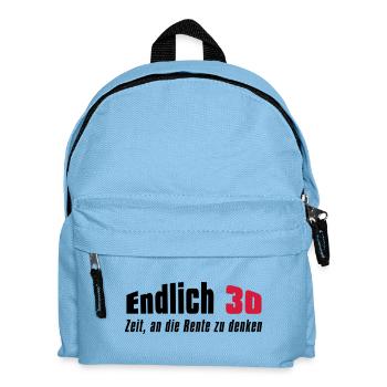 Endlich 30 - Kinder Rucksack - Hellblau - Vorne