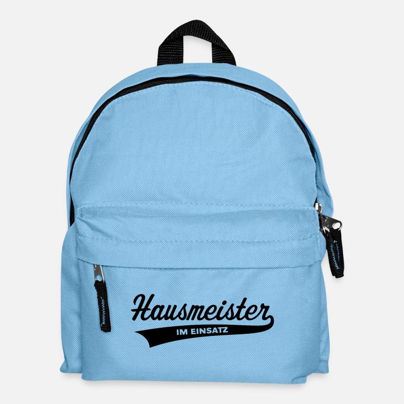 Hausmeister Im Einsatz - Kinder Rucksack - Hellblau