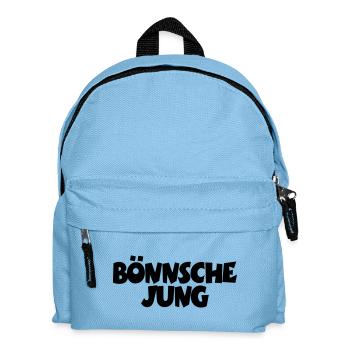 Bönnsche Jung - Unser Mann aus Bonn am Rhein - Kinder Rucksack - Hellblau - Vorne