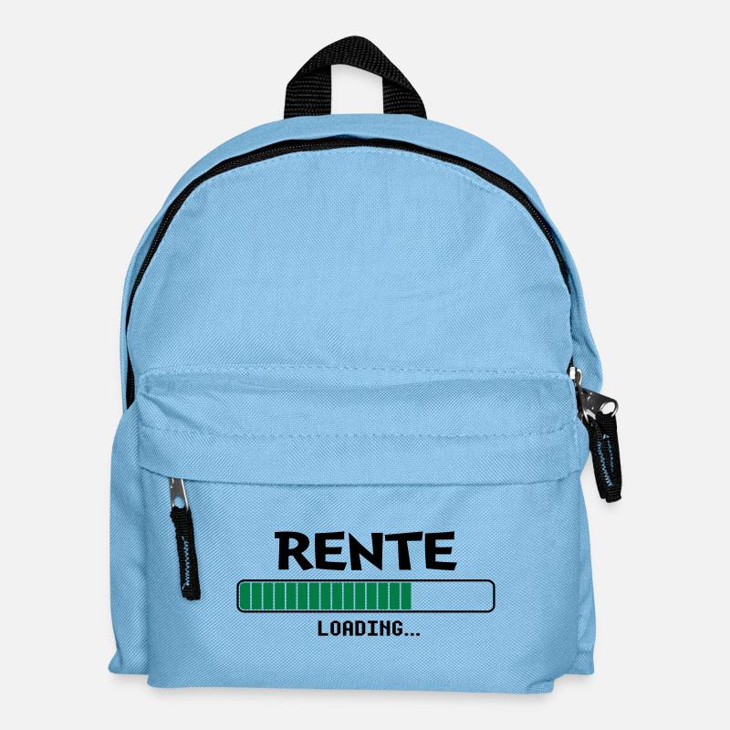 Rente loading... - Kinder Rucksack - Hellblau