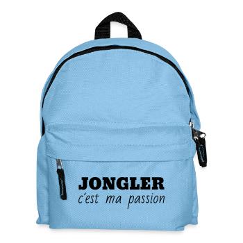 Juggler Juggling Jongleur Jonglieren Jonglerie - Kids' Backpack - light blue - Front