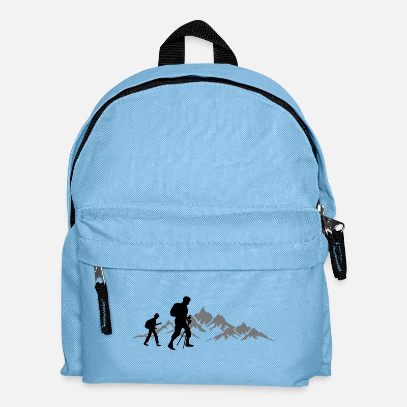 Sport - Berge Wanderer - Kinder Rucksack - Hellblau
