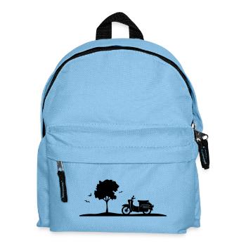 Fahrzeug - Schalbe Baum - Kinder Rucksack - Hellblau - Vorne