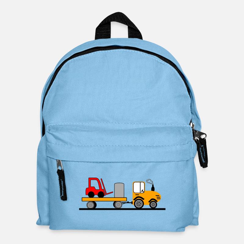 Tractor - Kids' Backpack - light blue