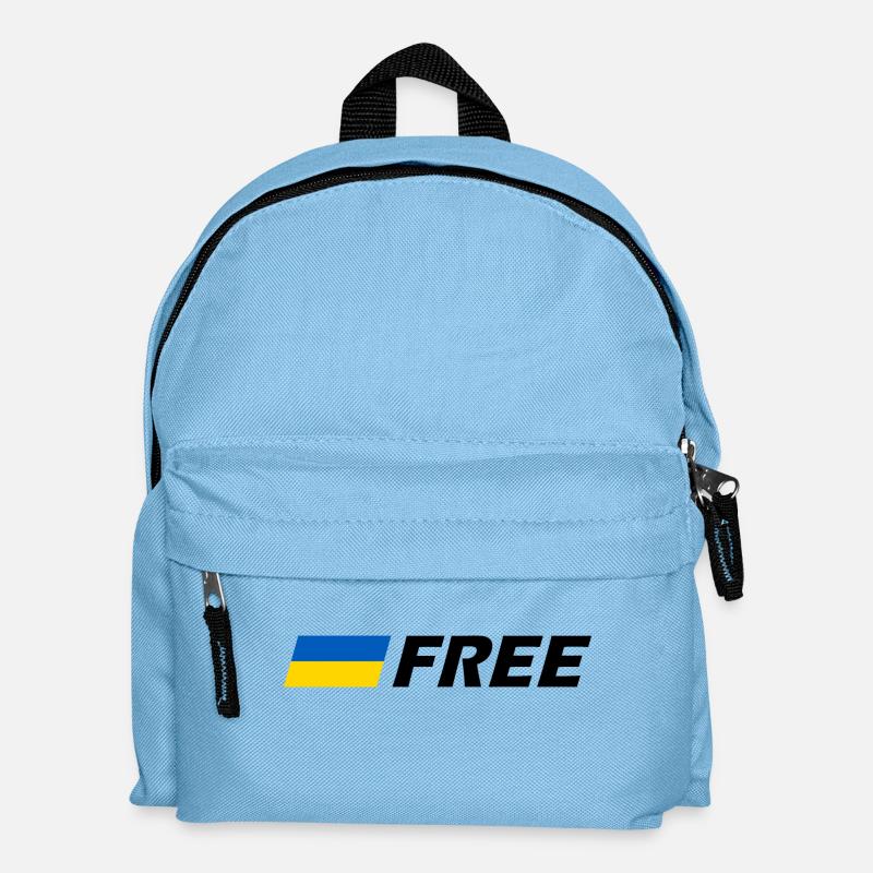 Free ukraine - Kids' Backpack - light blue
