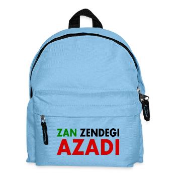 women life freedom Zan zendegi azadi - Sac à dos Enfant - bleu clair - Devant